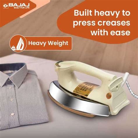 BAJAJ Majesty DHX9 1000 W Dry Iron Price in India - Buy BAJAJ Majesty ...