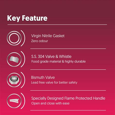 Preethi Stainless Steel Outer Lid 3 Litre Pressure Cooker with Spill ...