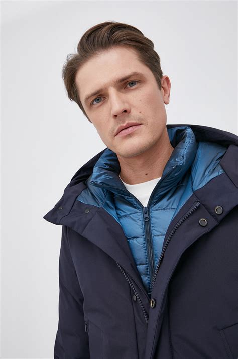 Bomboogie Kurtka męska kolor granatowy zimowa | Answear.com