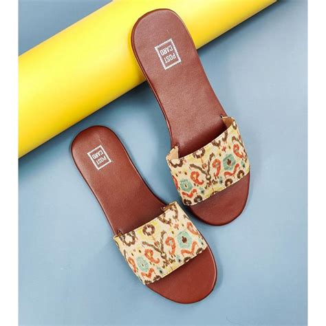 Buy Postcard Goa Slip On Flats in Multi-Color Online