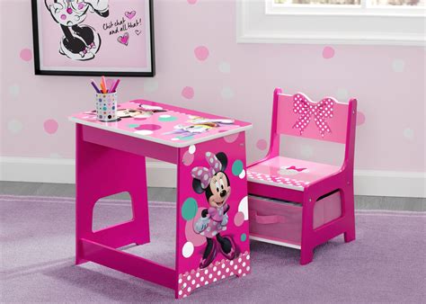 Minnie Mouse Kids Wood Desk and Chair Set - Delta Children