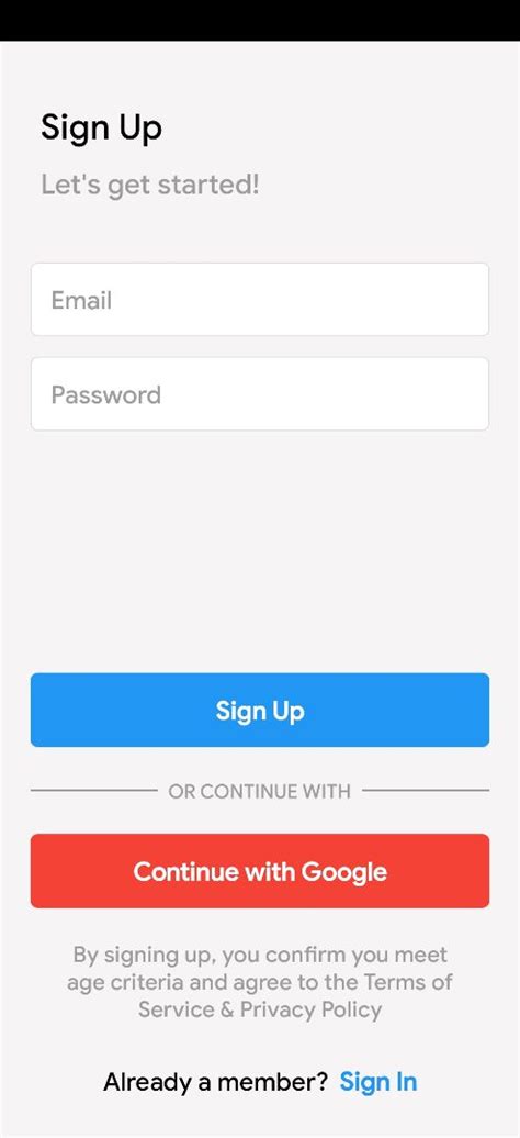 Sketchub • Signup-Signin UI (Light)