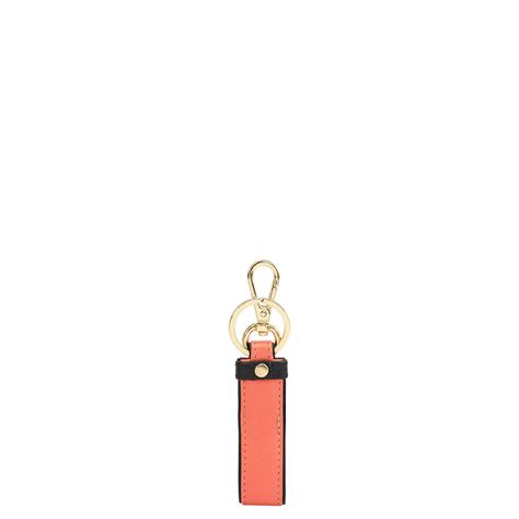 Franzy Leather Key Chain - Salmon – Da Milano
