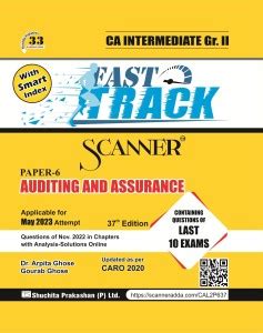 Scanner for Auditing and Assurance (Paper 6 | Group 2) - Containing ...