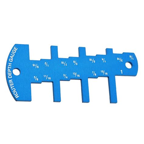 LOOM TREE® Precise Aluminium Alloy Table Saw Step Gauge Router Depth ...