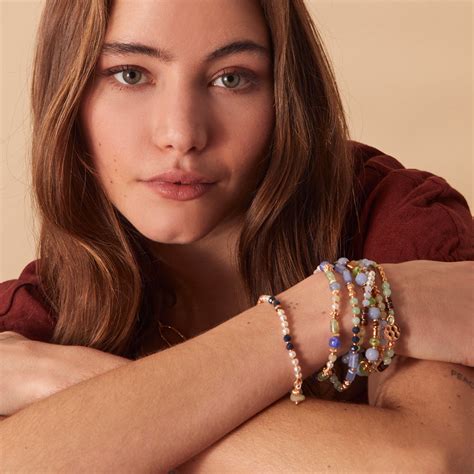 Buy Green Beaded Stretch Bracelet Pack - Accessorize India