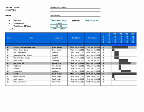Image result for Creating Project Plan in Excel