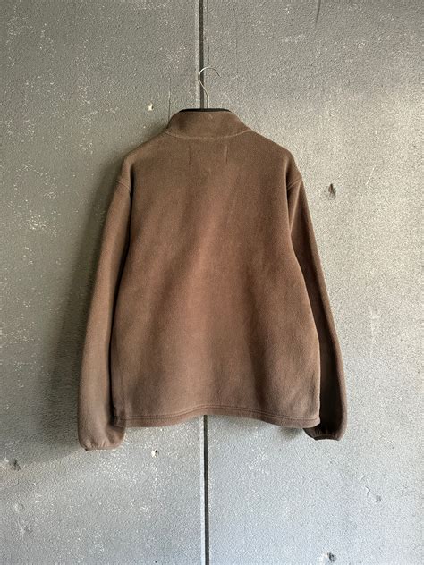 90s LANDS'END Snap Fleece | Amber used clothing