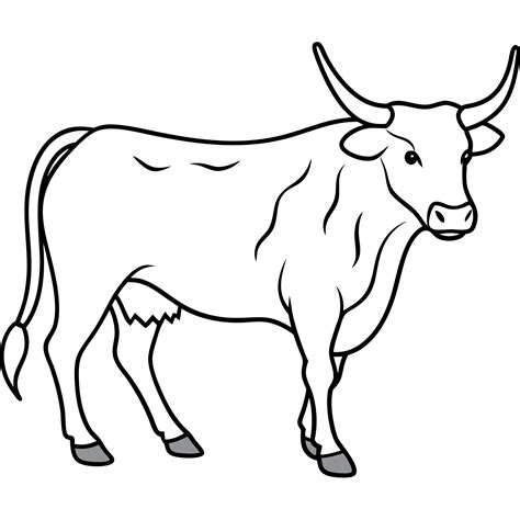 Inglés Longhorn vacas vaca camina icono 47933233 Vector en Vecteezy