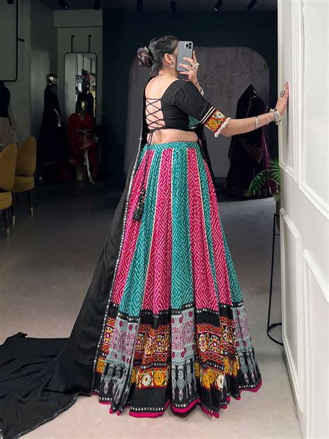 BANDHANI PALACE 1617 PURE RAYON BANDHEJ AJRAKH WITH MIRROR AND GAMTHI ...