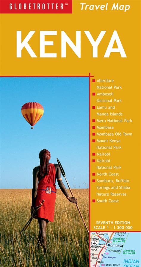 Buy Kenya (Globetrotter Travel Map) Book Online at Low Prices in India ...