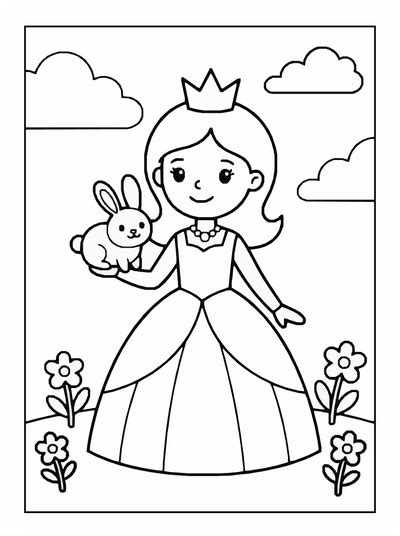 Free Princess Coloring Pages | Printable | Coloringzo