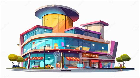 Shopping Center Cartoon 的图像结果