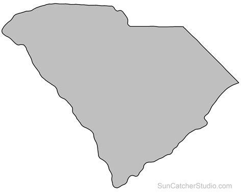 South Carolina Map Outline - Park Houston Map