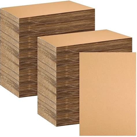 50 Pack Corrugated Cardboard Sheets Flat Cardboard Sheets Cardboard ...