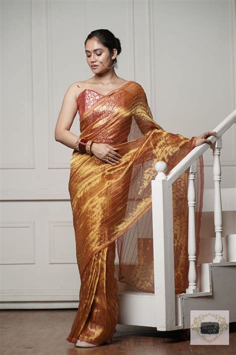 Sustainable Fabric: Printed Georgette Silk Sarees Collection ...