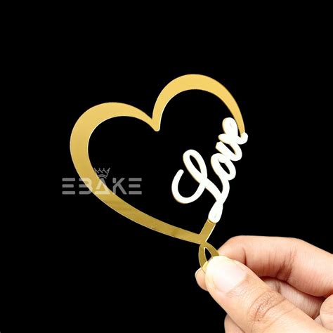Love Charm/ Mini Cutout 3” Double Colour – EBAKE