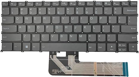 HB PLUS Replacement Keyboard with Backlit Keyboard for L enovo Flex 5 ...