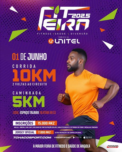 Corrida FITFEIRA , Rua do Patriota , Luanda, Angola, 1 June 2025 ...