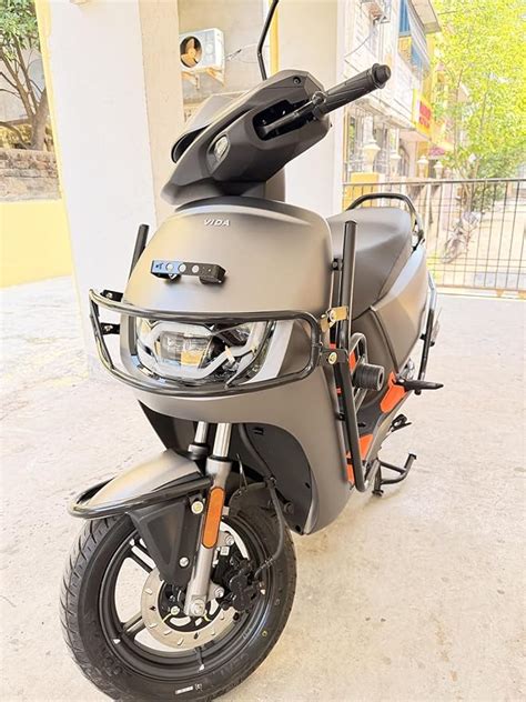 TIGER AUTO VIDA VX2 Scooter Safety Guard Kit, Black Metal Crash ...