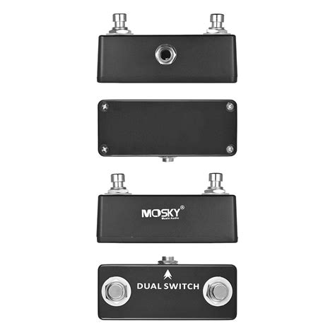Buy MOSKY DUAL SWITCH Dual Footswitch Foot Switch Pedal Full Metal ...