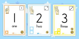 Visual Number Line Posters 1 to 100 Euros (teacher made)