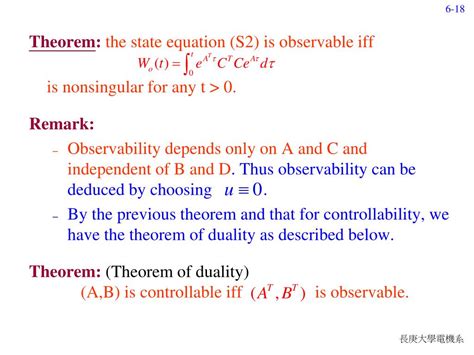 Image result for Controllability and Observability Formulas
