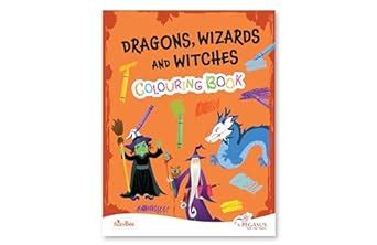 Buy Dragons, Wizards & Witches - Colouring Books for Kids Book Online ...