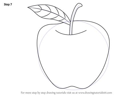 apple drawing sheet