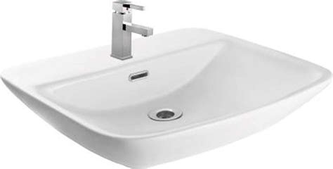 Hindware Rectangle Shape Median Over Counter Wash Basin- 91069