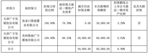 广宇发展：预计2020年对所属公司提供9.5亿元融资担保额度_房产资讯_房天下