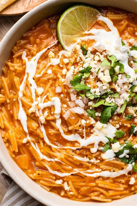 Sopa de Fideo (Mexican Noodle Soup) | So Much Food