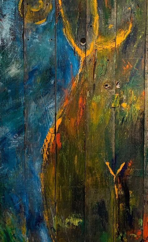 Kristy Chettle - 'Tina' Nude Women Figurative Contemporary Oil On Wood 73" x 41" by Kristy For ...