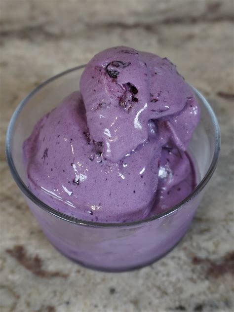 Homemade Blueberry Ice Cream - Nate Cooks