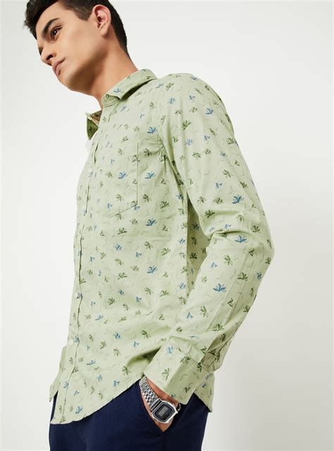 Buy Men Printed Slim Fit Shirt Online at just Rs. 999.0 - 1000014462047 ...
