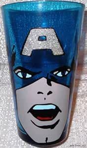 Buy Marvel Comics CAPTAIN AMERICA 16 oz Boxed GLASSWARE Online at Low ...
