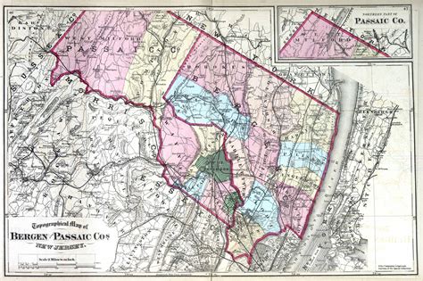 New Jersey Historical Maps | Bergen county, Map, Historical maps
