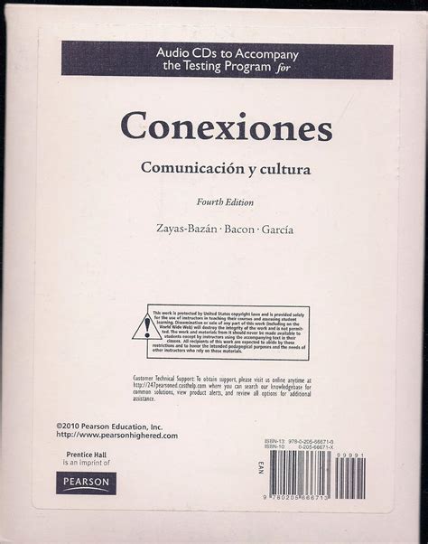 Testing Program Audio CD for Conexiones: Comunicacion y cultura : Zayas ...