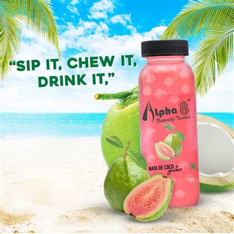 ALPHA 8 Fruit Juice Infused with Nata de Coco - Natural Energizer ...