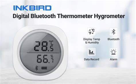 INKBIRD Smart Sensor Data Logger Wireless Temp RH Monitor Device ...