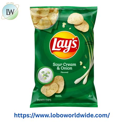 Lay's Sour Cream & Onion Flavor Potato Chips, 7.75 oz Bag – Lobo ...