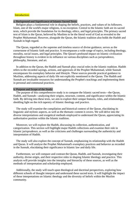 SOLUTION: Full Course on the comparison of islamic sacred texts ...