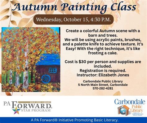 Autumn Painting Class, 5 N Main Street, Carbondale, PA, United States ...