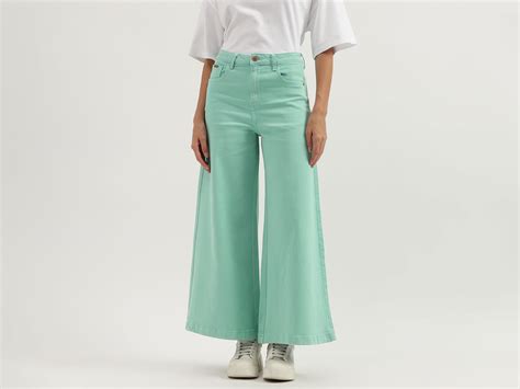 Solid Wide Leg Jeans – United Colors of Benetton Store
