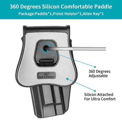 Beretta 92FS Holster, OWB Holster Fit Beretta 92 FS/Beretta M9 Only ...