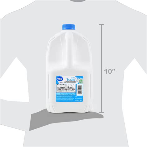 Buy Great Value 1% Low Fat Milk, Gallon, 128 fl oz Online at desertcart ...