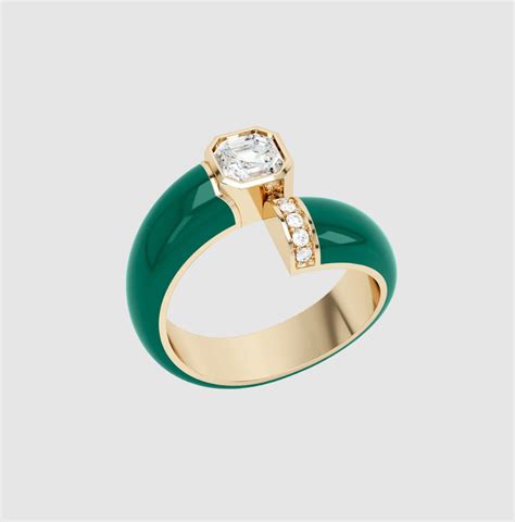 The Future Rocks + Toi et Moi Enamel Ring