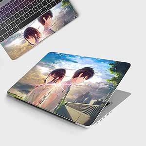 Yuckquee Your Name Aesthetic Top+Wrist Pad Vinyl Laptop Skin for 14 ...