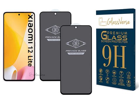 GlassVerse Ultra Privacy Tempered Glass For Xiaomi Mi 12 Lite (Pack Of ...