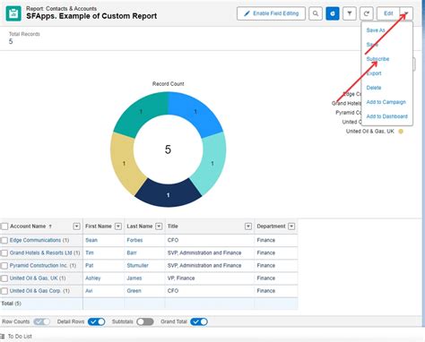 Image result for Salesforce Reports Tutorial